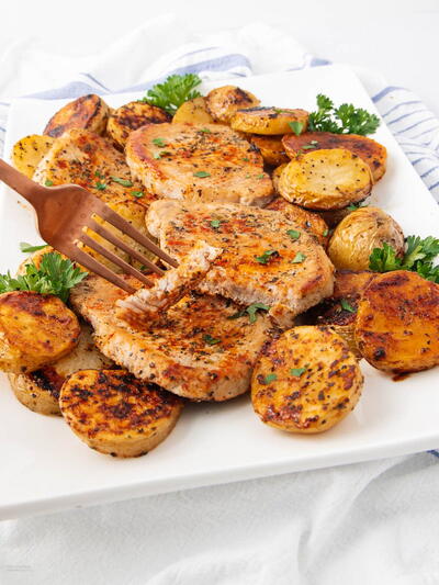 Pork Chops With Potatoes