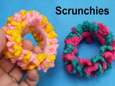 Hair Accessories Crochet Scrunchies 