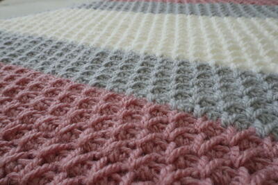 Jamie Moss Stitch Baby Blanket
