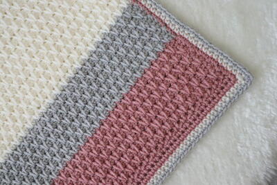 Jamie Moss Stitch Baby Blanket
