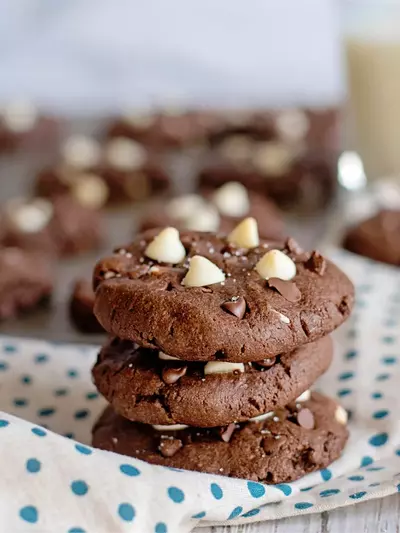 Double Chocolate Chip Cookies