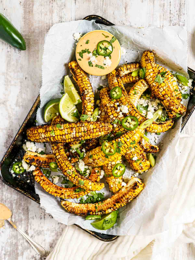 Grilled Corn Ribs