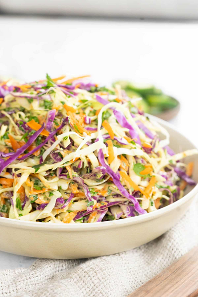 Spicy Avocado Coleslaw