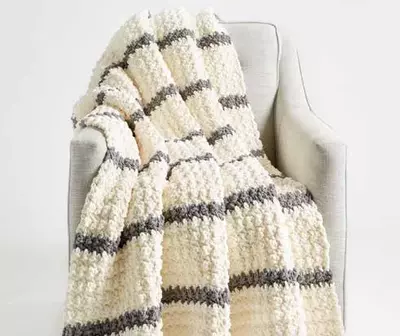 Bernat Pin Stripe Crochet Blanket: A Cozy & Modern Free Pattern