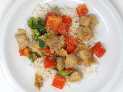 Miso Chicken And Pepper Stir-fry