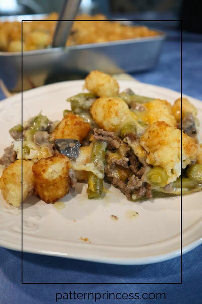 Easy Tater Tot Casserole Recipe With Cream Of Mushroom Soup
