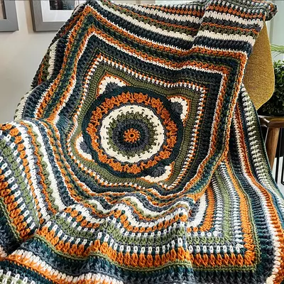 Crochet Study Of Reality Blanket