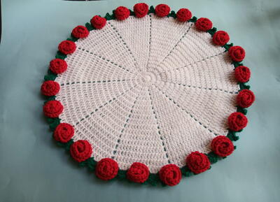 Roses Flower Bouquet Blanket