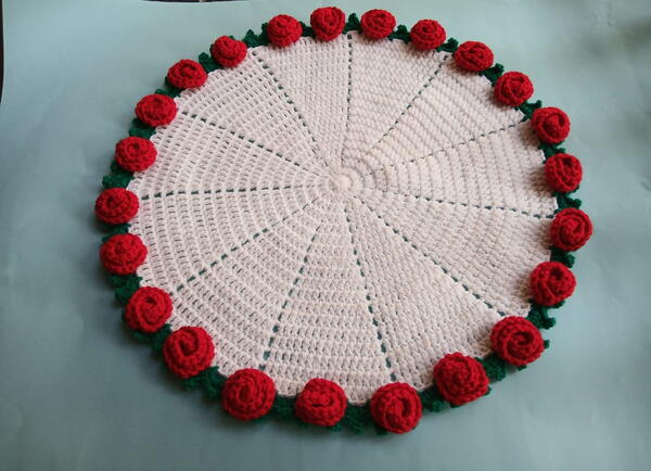 Roses Flower Bouquet Blanket