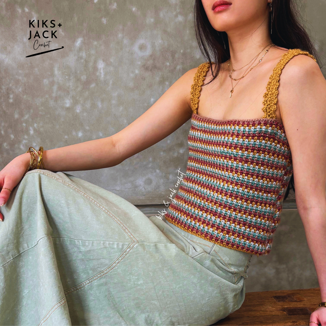 Colorful Crochet Summer Tank | AllFreeCrochet.com