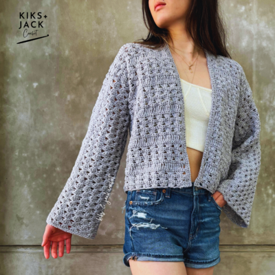 Pretty Lace Crochet Cardigan