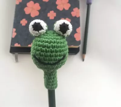 Cute Crochet Pencil Topper Pattern