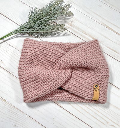 Knitted Twist Headband