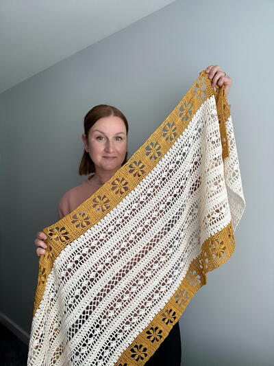 Heart Of Rose Shawl