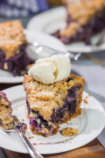 Blueberry Cream Pie