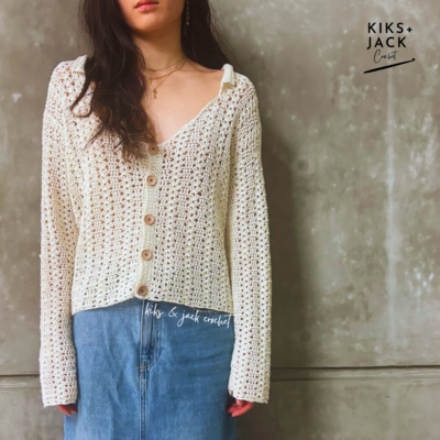 Classic Vintage Crochet Shirt