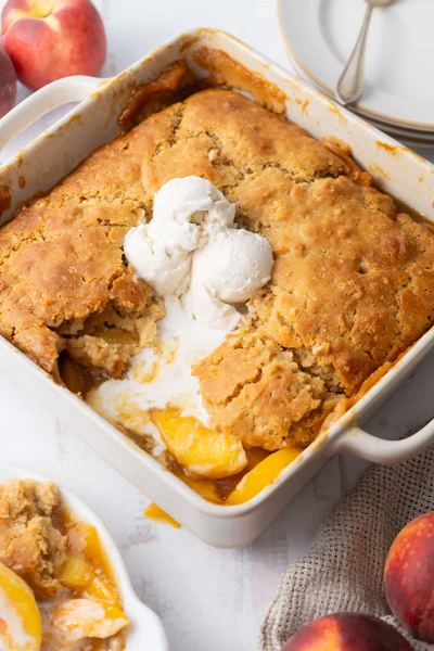 Gluten-free Peach Cobbler