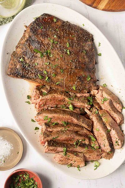 Dry Rubbed Grilled Flank Steak