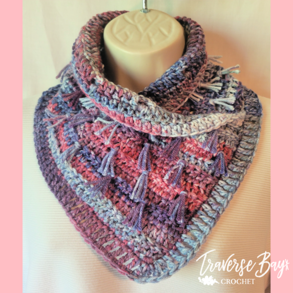 Fringe Cowl Scarf Neck Warmer