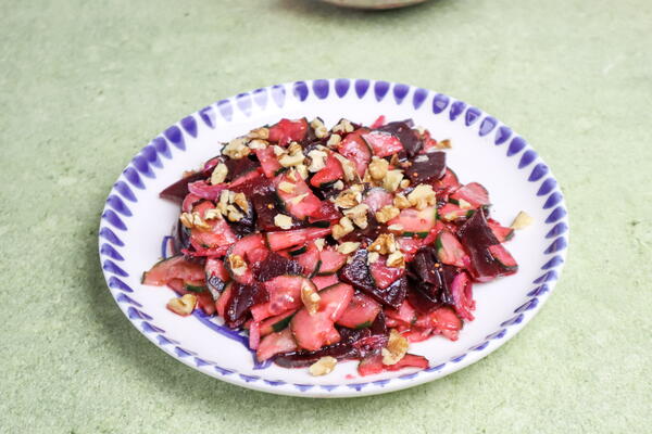Cucumber And Beet Salad With Balsamic Vinaigrette