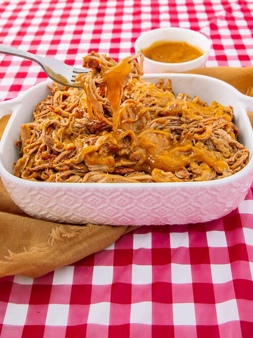 Carolina Southern Pulled Pork Loin In A Slow Cooker