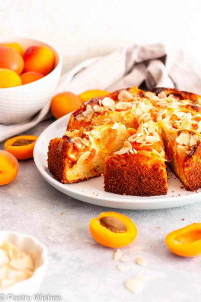 Easy Apricot Almond Cake