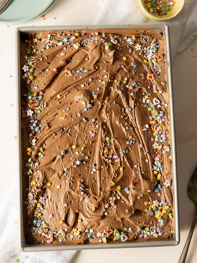 Gluten Free And Dairy Free Yellow Sheet Cake