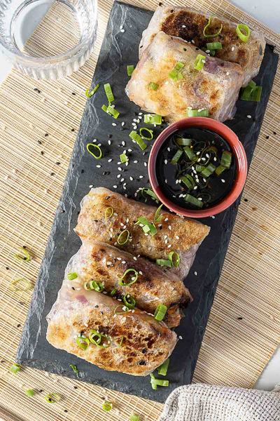 Crispy Rice Paper Dumplings