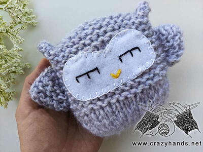 Knit Owl Toy