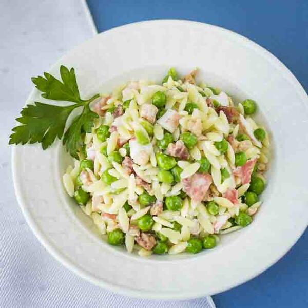 Crab Pasta Salad With Bacon