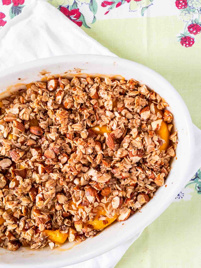 Gluten-free Peach Crisp
