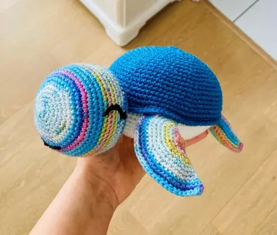 Crochet A Cute Sea Turtle Toy