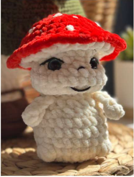 Crochet Mini Mushroom
