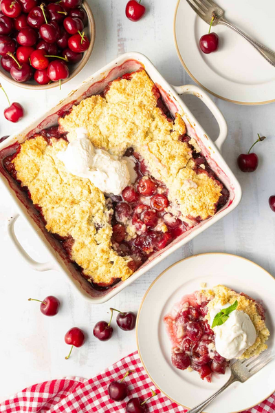Gluten-free Cherry Cobbler