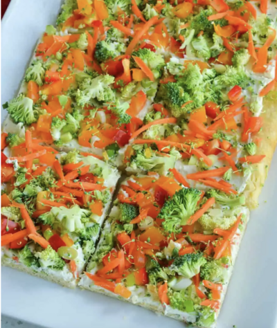Crescent Roll Veggie Pizza