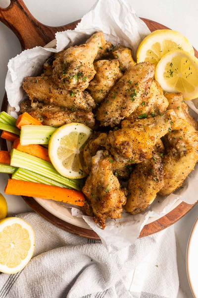 Lemon Pepper Chicken Wings