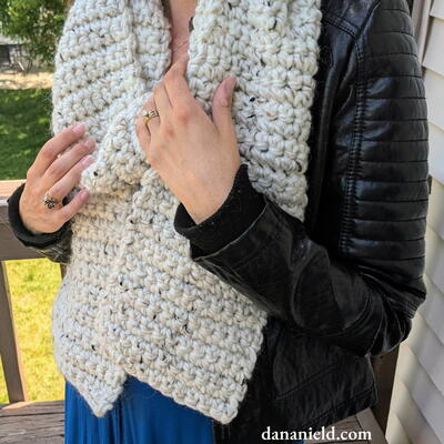 Absolute Beginner Single Crochet Scarf