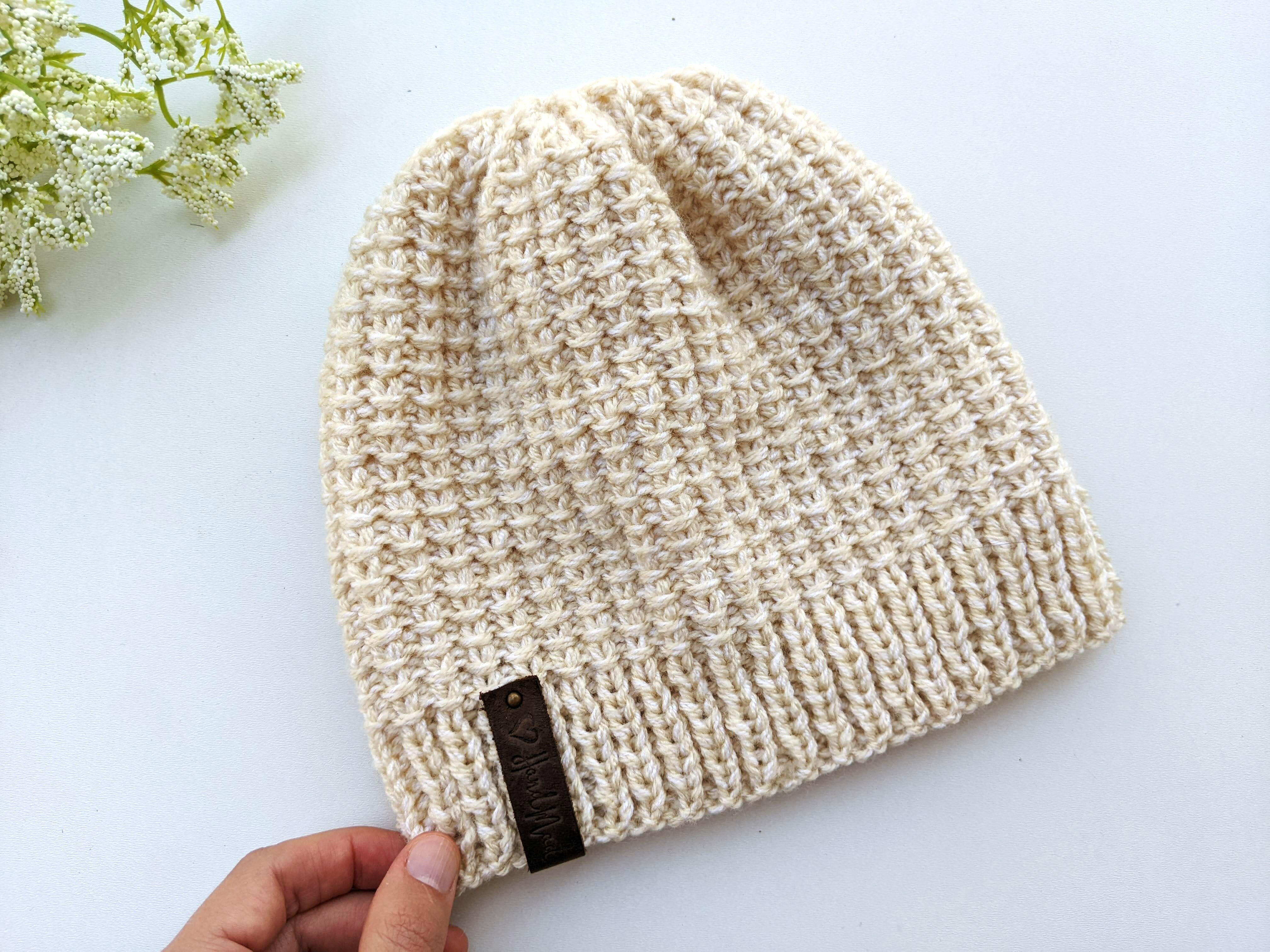 Two Needle Hat Pattern Knit Two-needles Hat | AllFreeKnitting.com
