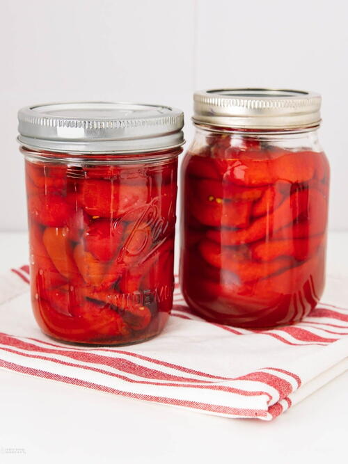 Canning Roasted Peppers