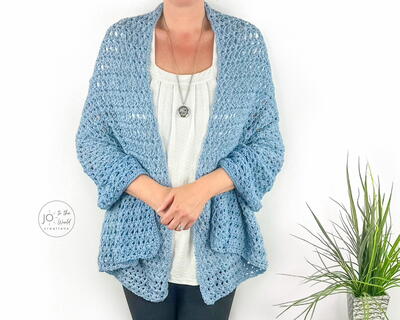 Easy Lace Shawl Crochet Pattern