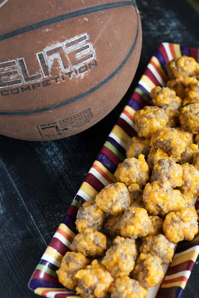 Keto Sausage Balls With Almond Flour