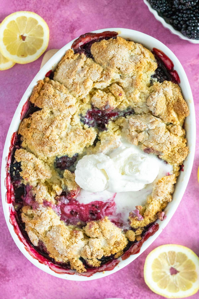 Gluten-free Blackberry Cobbler