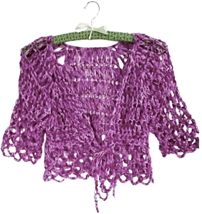 Top Down Bolero Cardigan Sweater