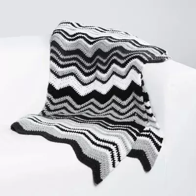 Cozy Waves Crochet Blanket Pattern