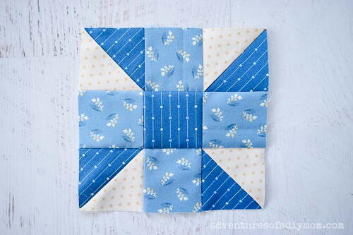 Calico Puzzle Quilt Block