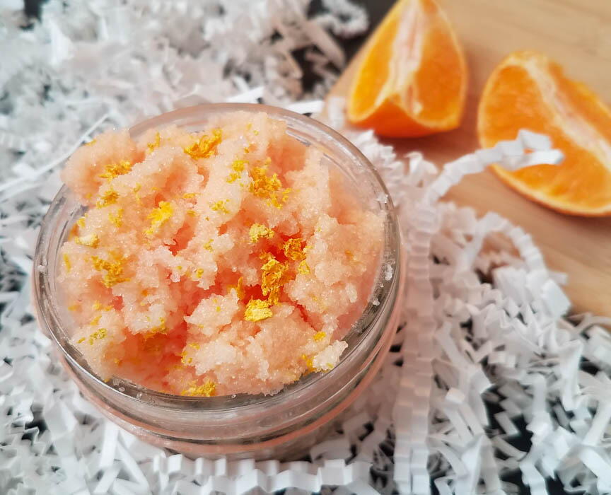 Homemade Orange Sugar Scrub Recipe | AllFreeChristmasCrafts.com