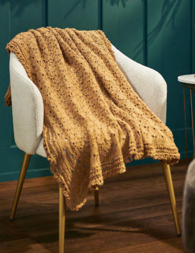 Cozy Muted Bloom Blanket