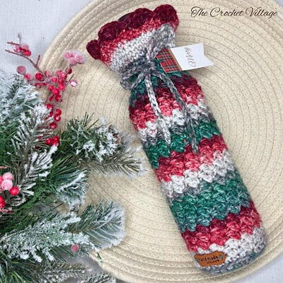 North Pole Wine Tote