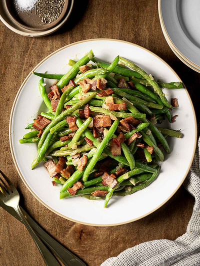 Fresh Green Beans With Bacon