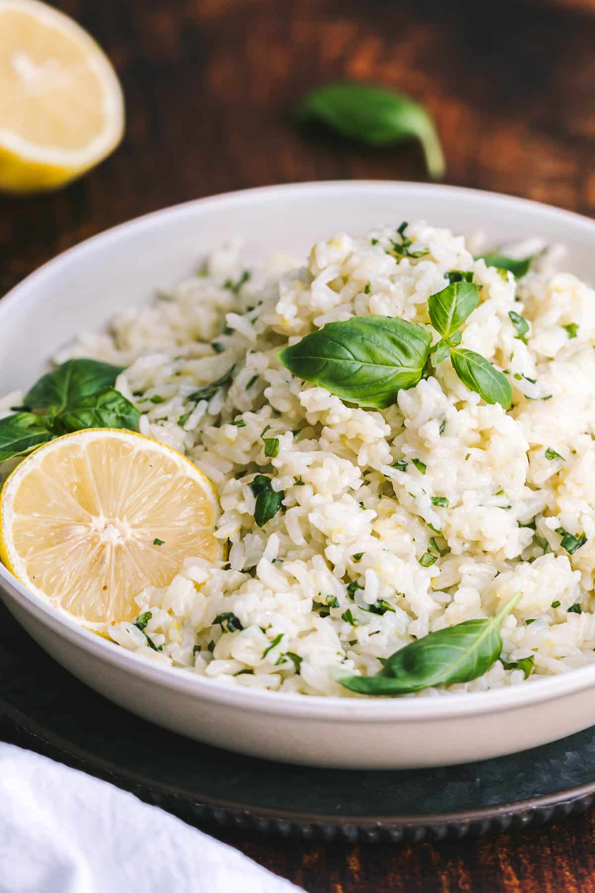 Lemon Basil Rice | RecipeLion.com